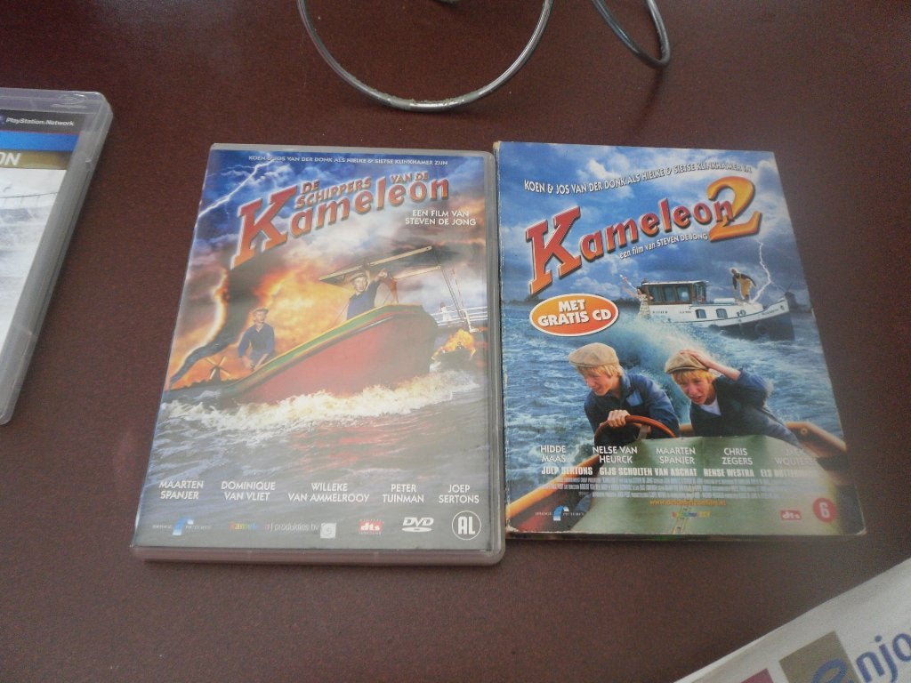 2 x dvd de schippers van de kameleon, Vanaf 6 jaar, Ophalen of Verzenden, Zo goed als nieuw