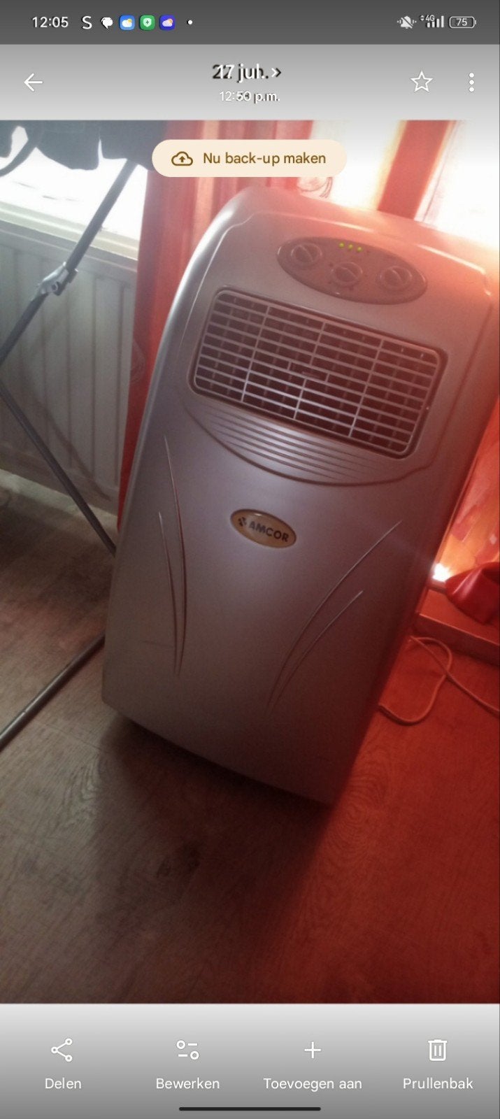 Amcor Mobiele Airco - Koelen en Ontvochtigen, Witgoed en Apparatuur, Airco's, Ophalen, Mobiele airco