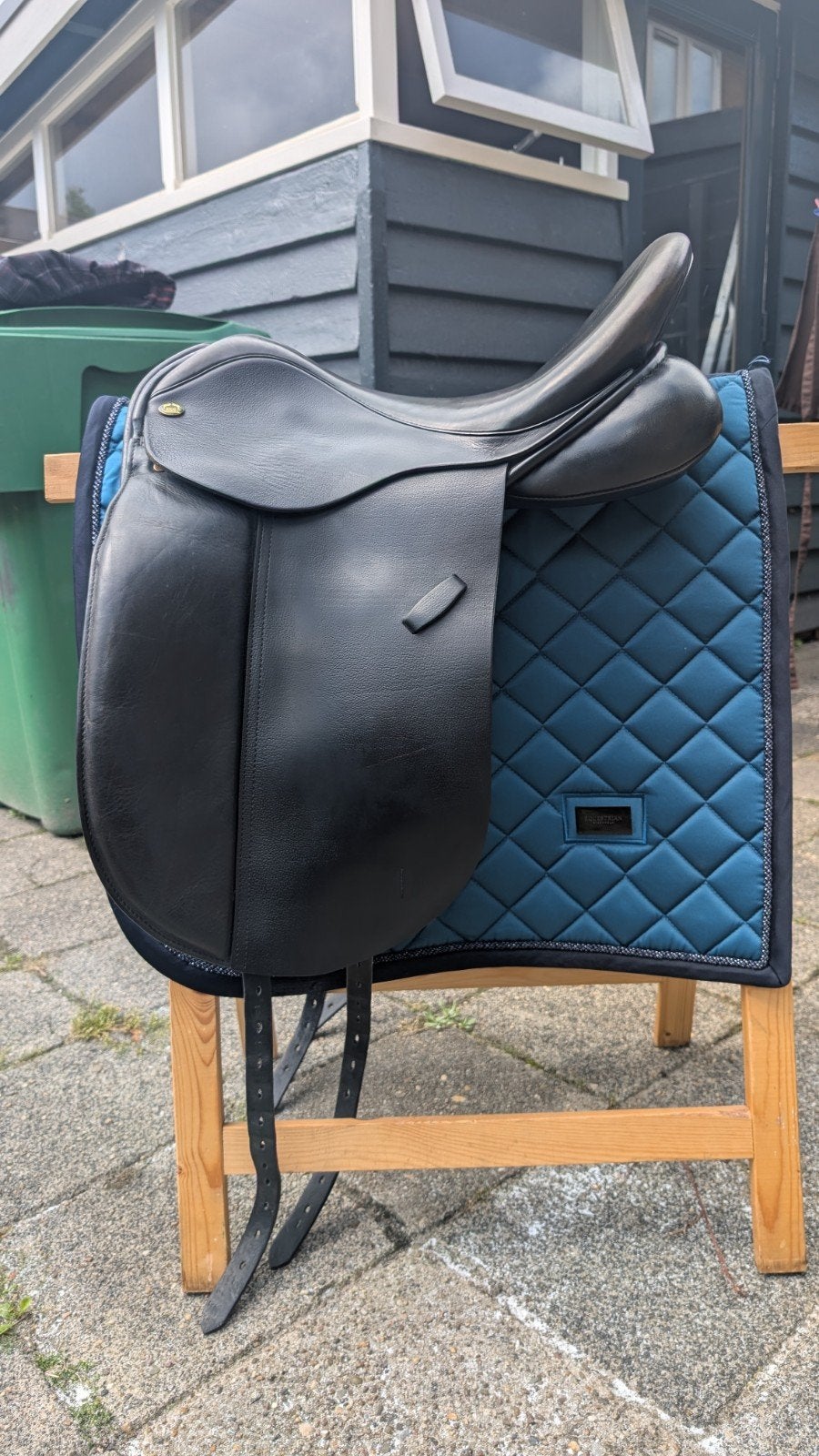 Dressuurzadel Ideal 18 inch, Ophalen of Verzenden, Gebruikt, Dressuur