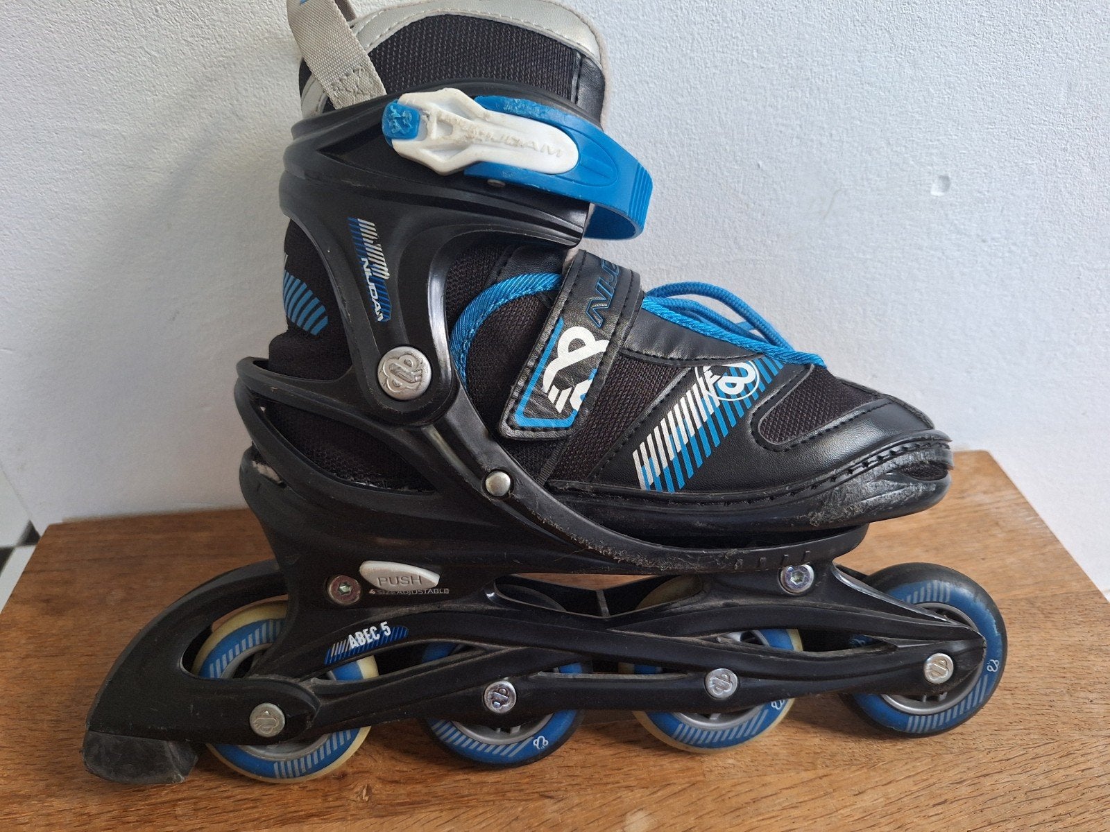 Nijdam inline skates verstelbaar,  maat 33-36, Overige merken, Verstelbaar, Kinderen, Ophalen of Verzenden