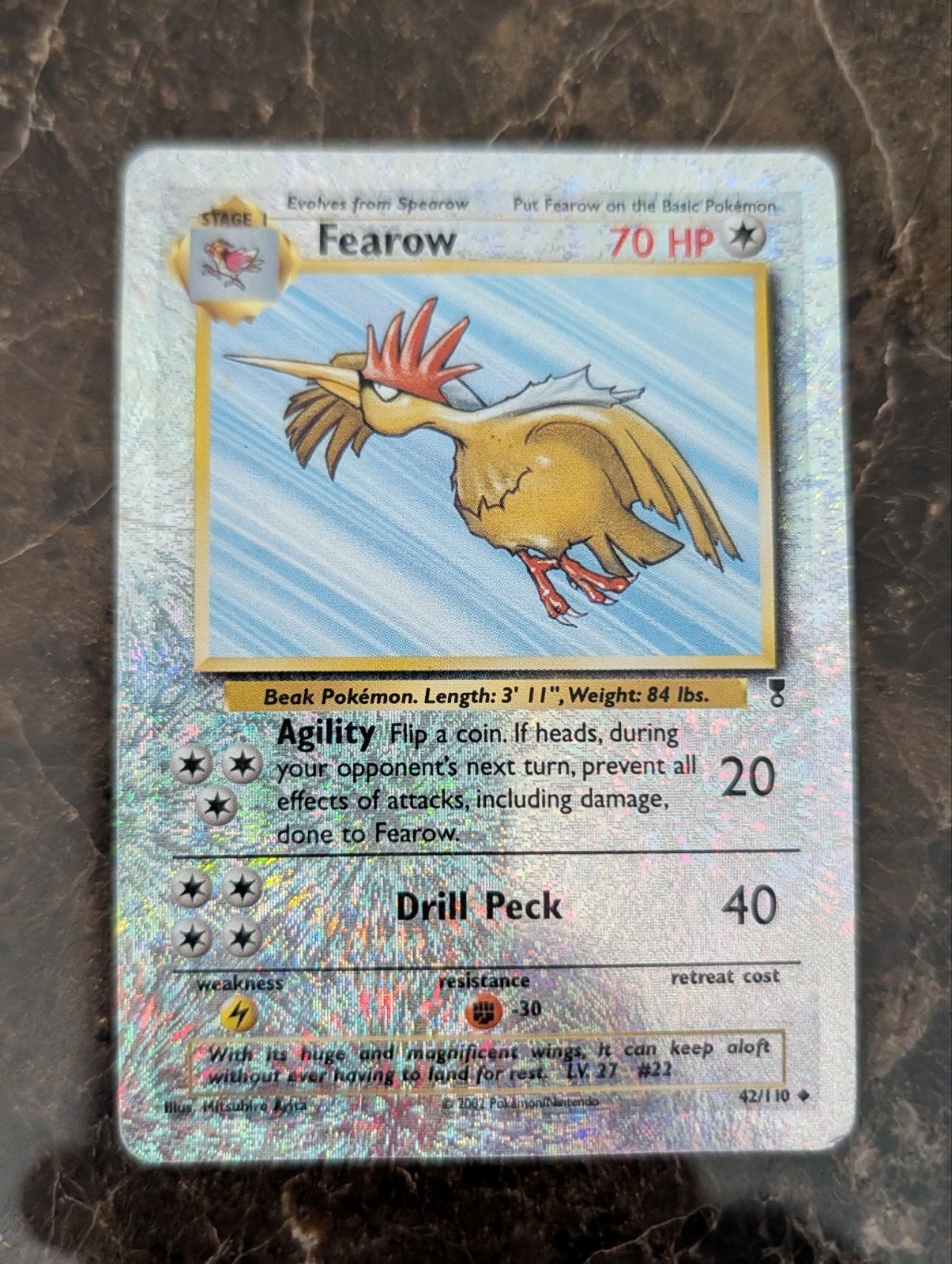 Fearow Reverse Holo 42/110 - Legendary Collection (2002) - V, Ophalen of Verzenden