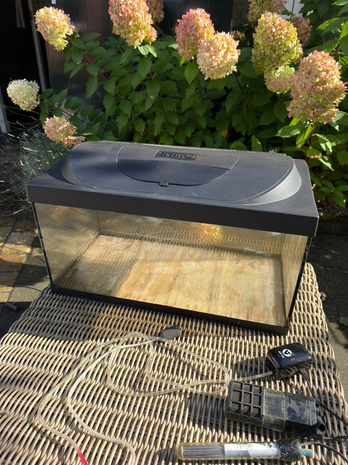 60 liter aquarium, Inclusief deksel, Ophalen of Verzenden, Zo goed als nieuw, Leeg aquarium