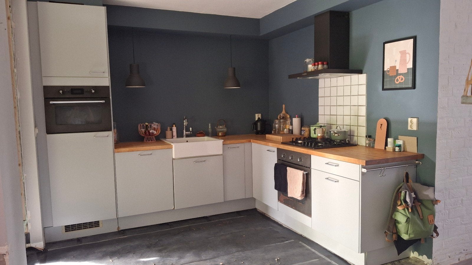 IKEA keuken gratis af te halen - zelf demonteren, Huis en Inrichting, Ophalen, Gebruikt, Hoekkeuken, Hoogglans of Gelakt