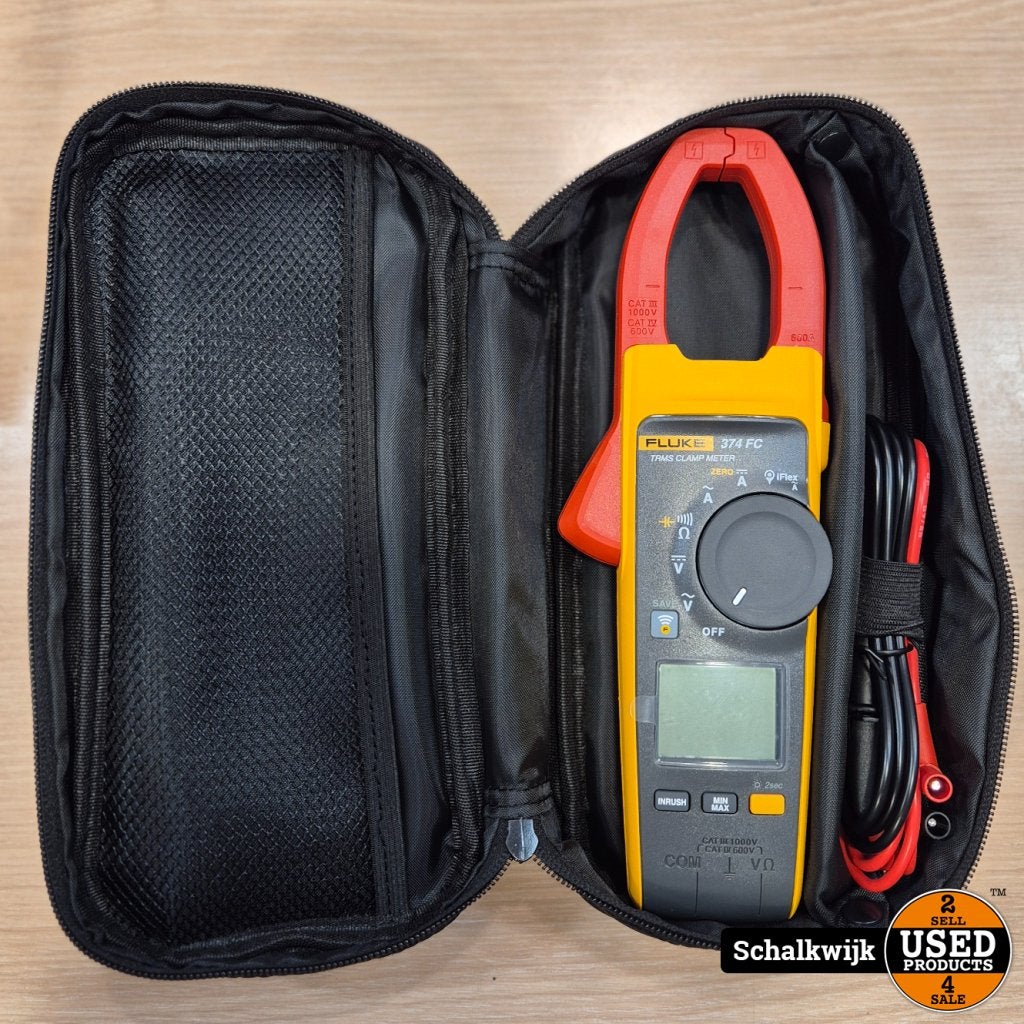 FLUKE 374 fc nieuw! in doos en bijbehorende hoes., Fluke, Gebruikt, https://www.fluke.com/nl-nl/ondersteuning/contact, 6920 Seaway Blvd, Everett, WA 98203, Verenigde Staten