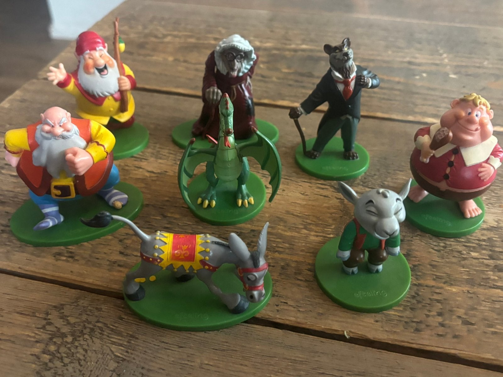 Set van 8 verschillende Efteling figuren uit 2008. 19,50€, Verzamelen, Ophalen of Verzenden, Zo goed als nieuw, Beeldje of Poppetje