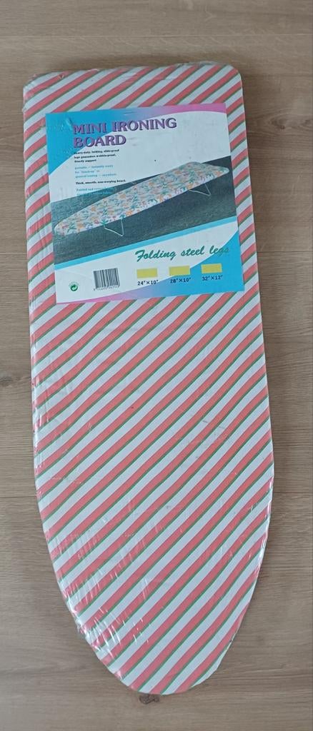 Mini strijkplank met opvouwbare stalen poten camping, Ophalen of Verzenden, Nieuw