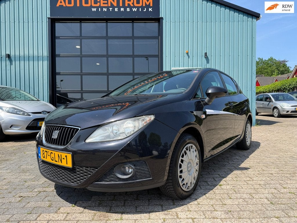 Seat Ibiza 1.4 Stylance nwe APK Airco, Voorwielaandrijving, 86 pk, Zwart, 4 cilinders