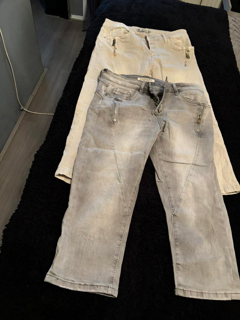 Broeken, Kleding | Dames, Broeken en Pantalons, Overige kleuren, Ophalen of Verzenden, Zo goed als nieuw, Driekwart