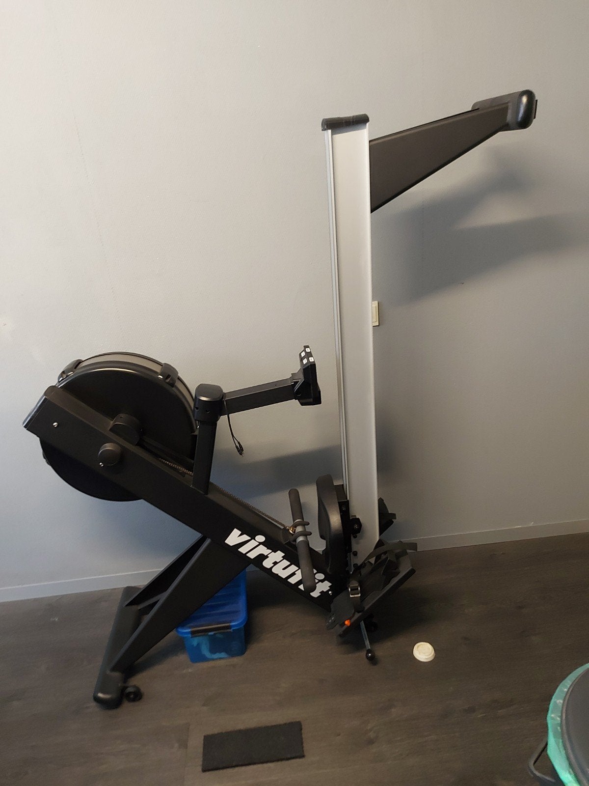 virtufit pro 2i ergometer roeitrainer., Ophalen, Benen, Zo goed als nieuw, Metaal