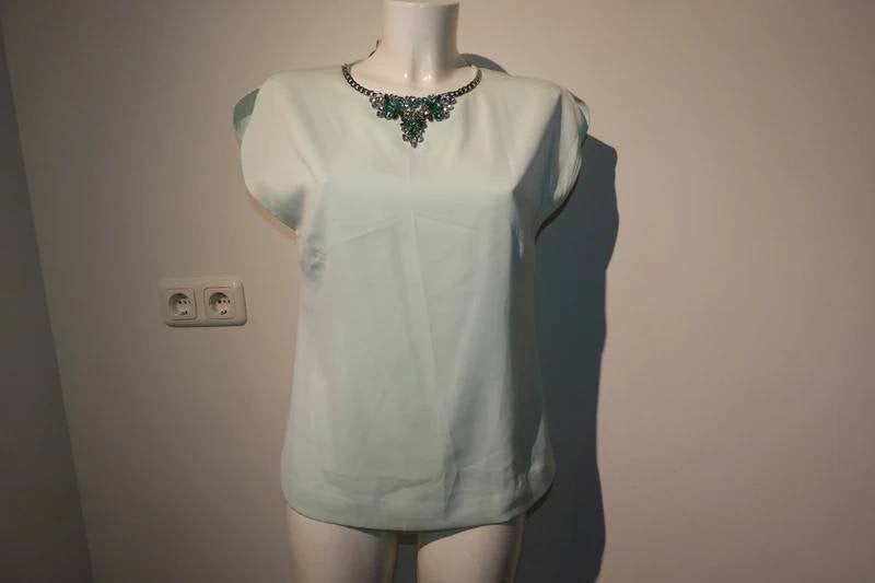 Ted Baker top mint groen ketting look eraan stenen M