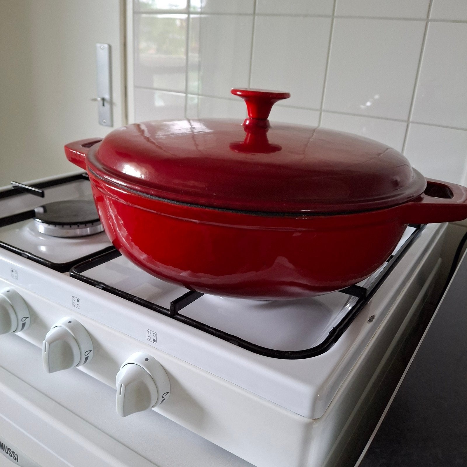 gietijzer braadpan, Ophalen, Gietijzer