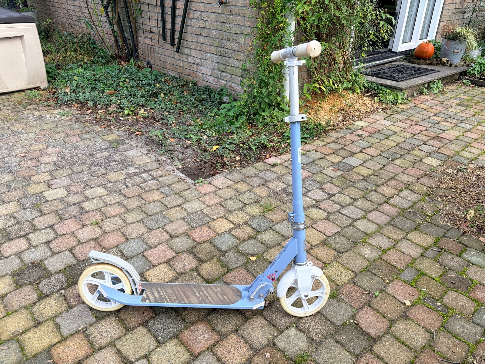 Blauwe Oxelo step mid7, Fietsen en Brommers, Ophalen, Gebruikt, Gewone step