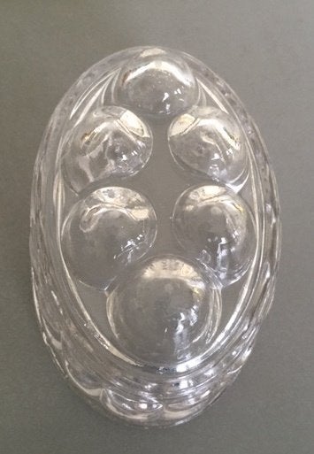 Ovalen glazen puddingvorm /patévrom /botervorm, Ophalen of Verzenden
