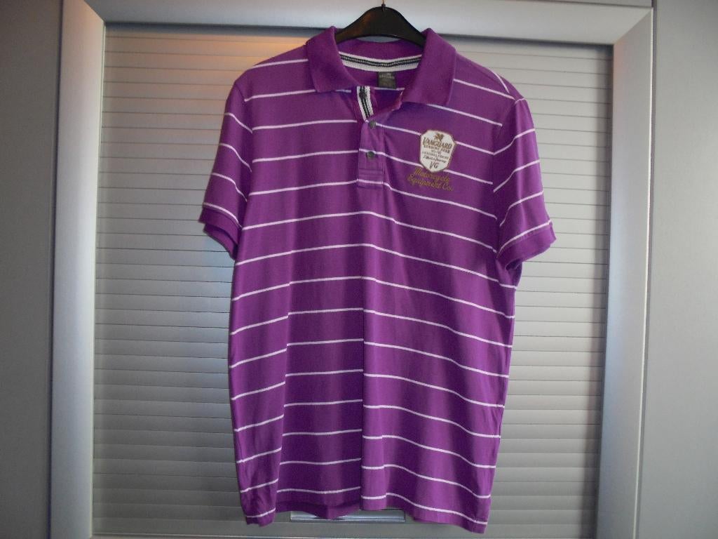 Lion Vanguard polo paars maat L, Maat 52/54 (L), Paars, Ophalen of Verzenden, Zo goed als nieuw