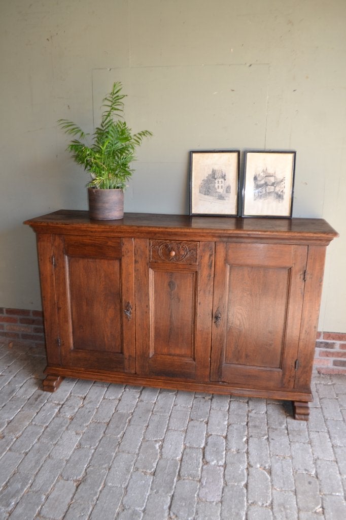 Prachtige antieke eiken houten melkkast, dressoir, commode