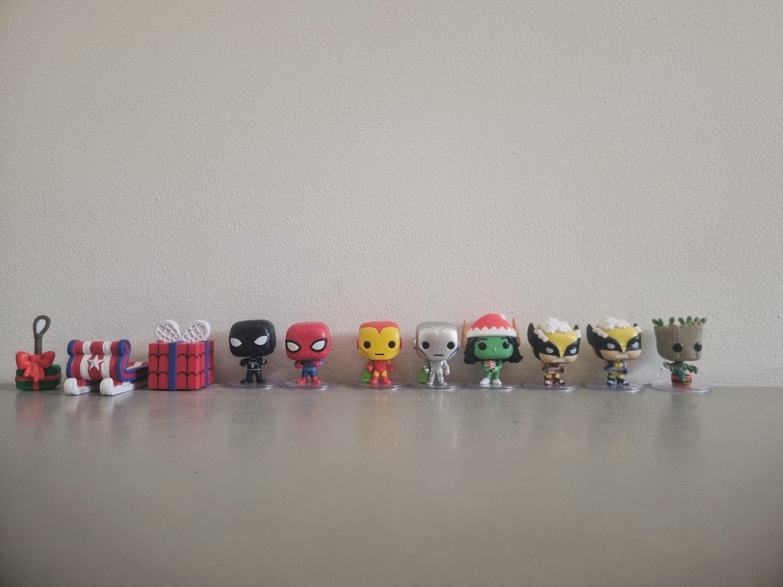 Marvel Funko Pop! Minis - Kersteditie (10 stuks), Ophalen of Verzenden, Zo goed als nieuw