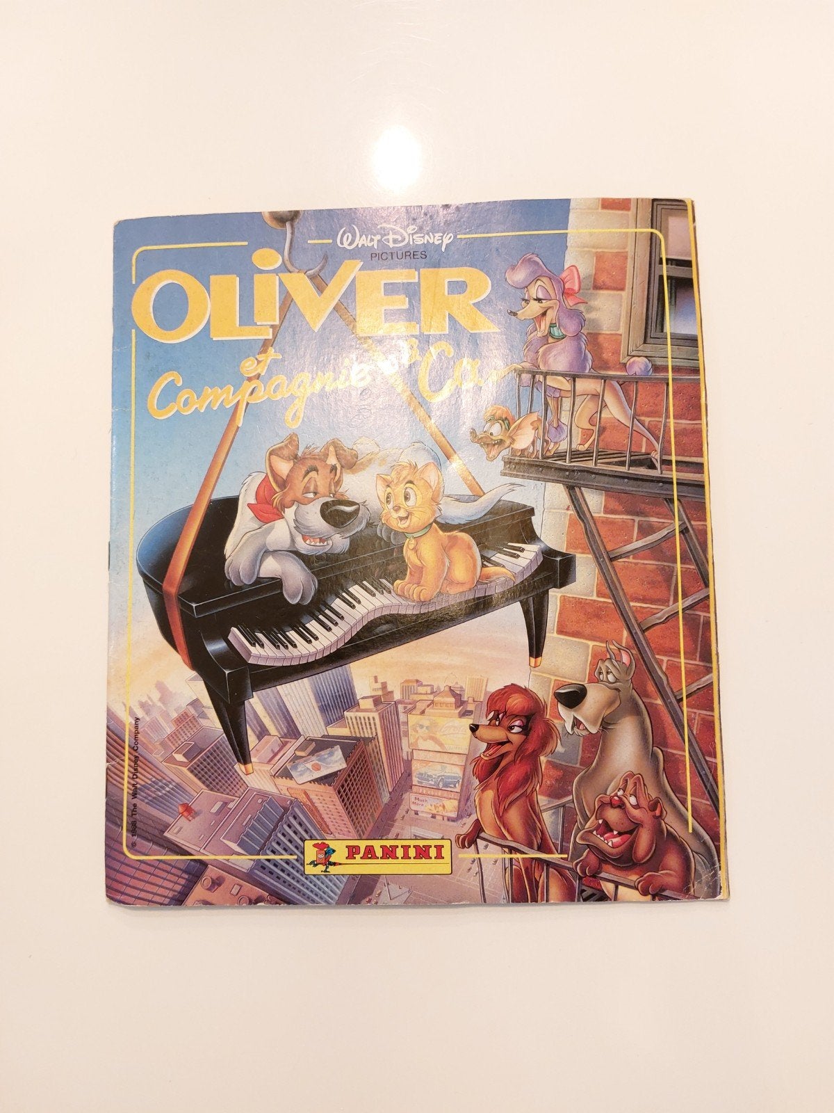 Panini Plaatjes Album Walt Disney Oliver & Co. (1988), Ophalen of Verzenden, Meerdere stickers