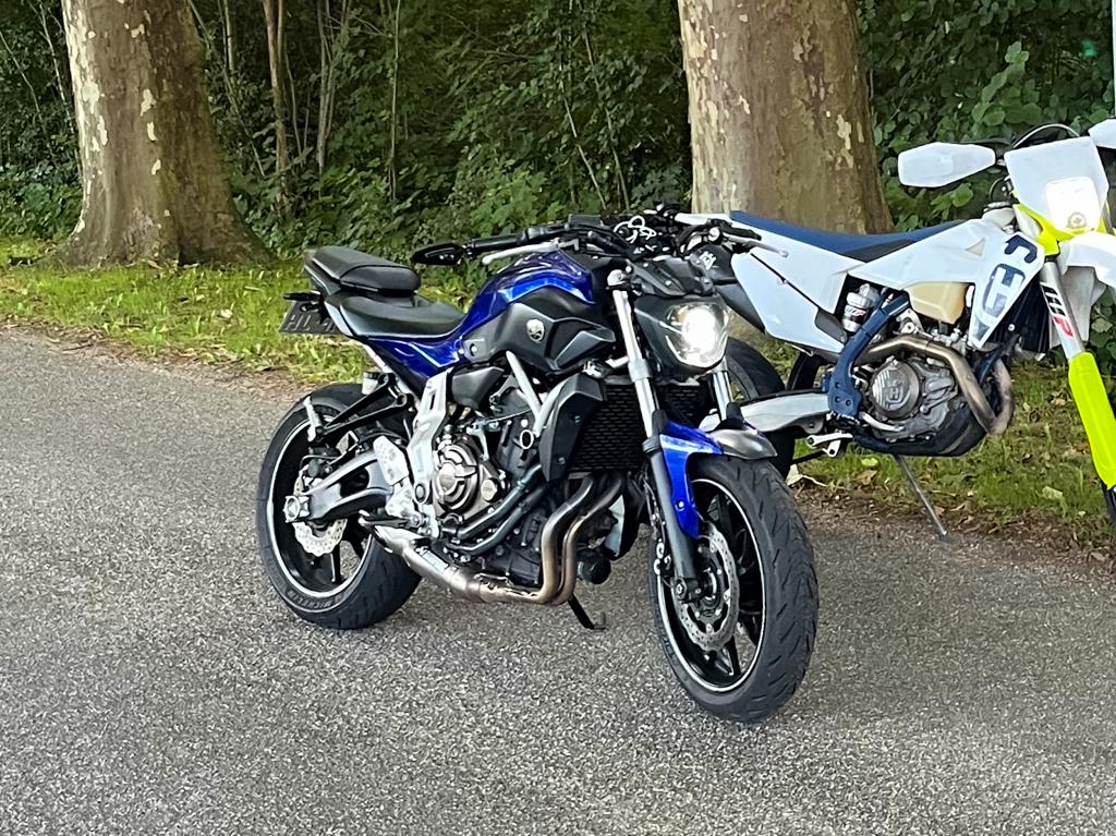 Yamaha MT07 A2/35KW, 2 cilinders, Occasion, Particulier, Minimaal motorrijbewijs A2