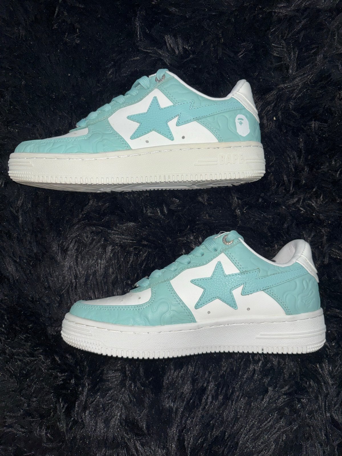 A Bathing Ape Bape Sta Low - Sax, Ophalen, Blauw, Sneakers of Gympen, Zo goed als nieuw