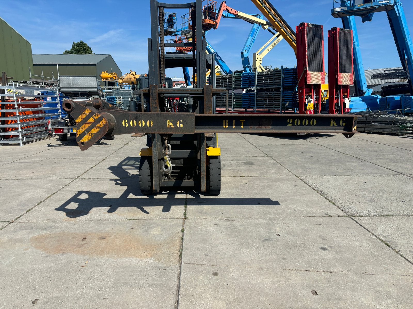 2011 Manitou verlengjip / hijsjip 2000-6000kg, Ophalen, Gebruikt