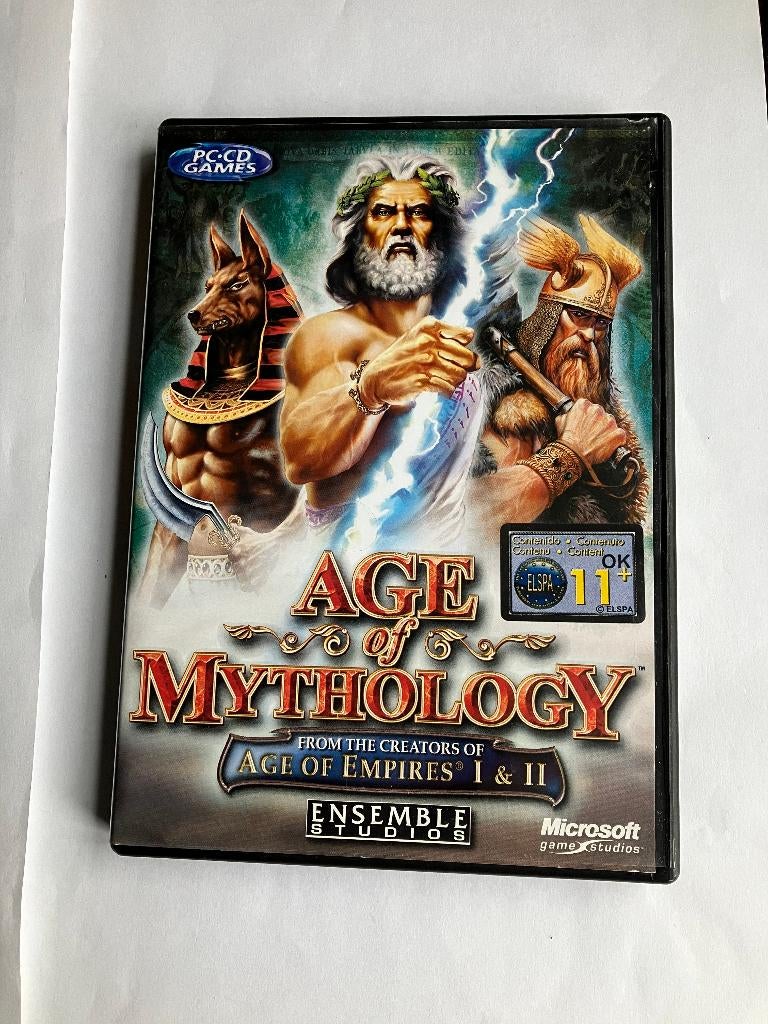 age of mythology (2 discs) PC GAME Microsoft, Spelcomputers en Games, Games | Pc, 1 speler, Ophalen of Verzenden, Zo goed als nieuw