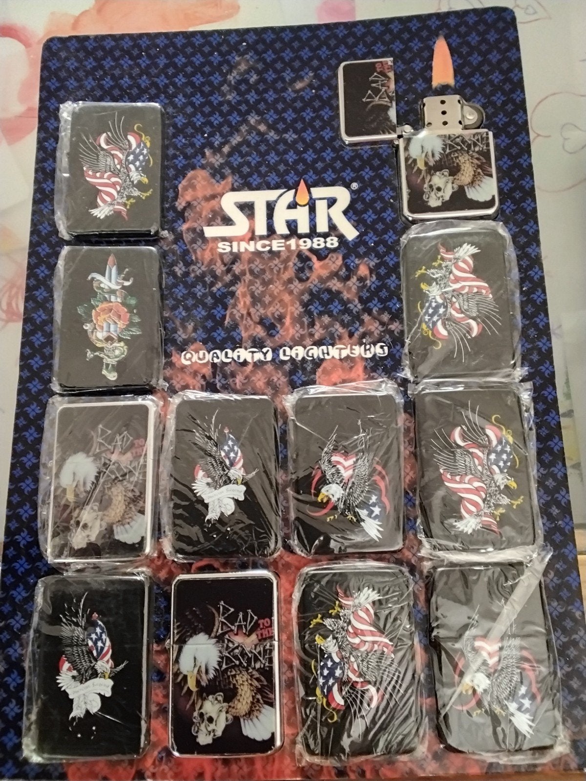 Nieuwe Star aanstekers - diverse designs per stuk, Ophalen of Verzenden, Nieuw, Aansteker