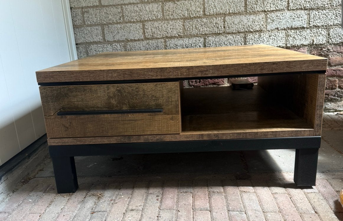 Salontafel vierkant, Huis en Inrichting, Ophalen, Gebruikt, 75 cm of meer, 50 tot 100 cm