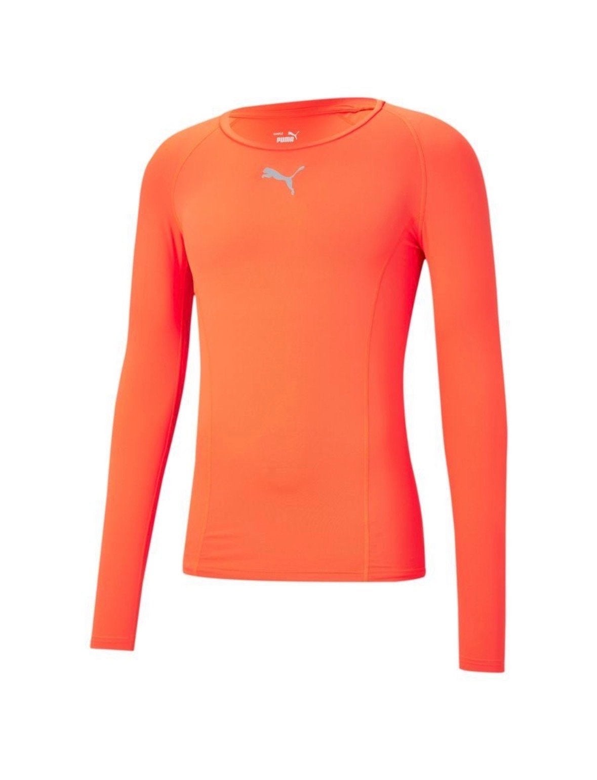 Puma heren longsleeve L, Maat 52/54 (L), Overige typen, Oranje, Ophalen of Verzenden