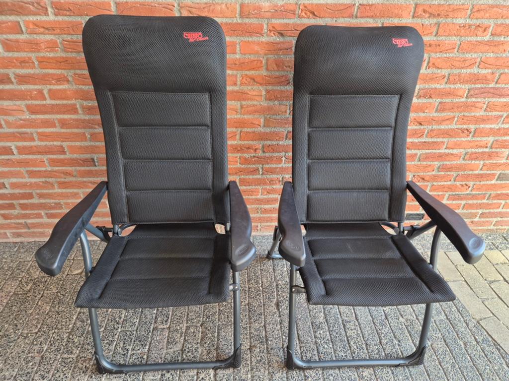 Crespo AP-215-Air deluxe - 2 stuks, Ophalen, Gebruikt, Campingstoel