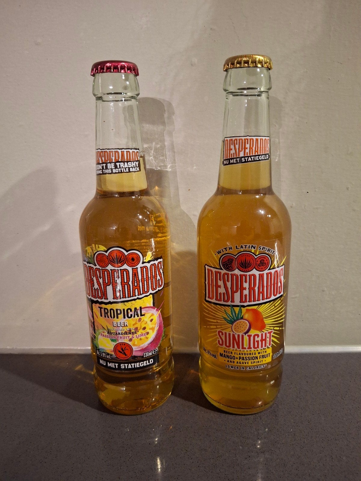 2x Desperados topical en sunlight beer bier, Ophalen