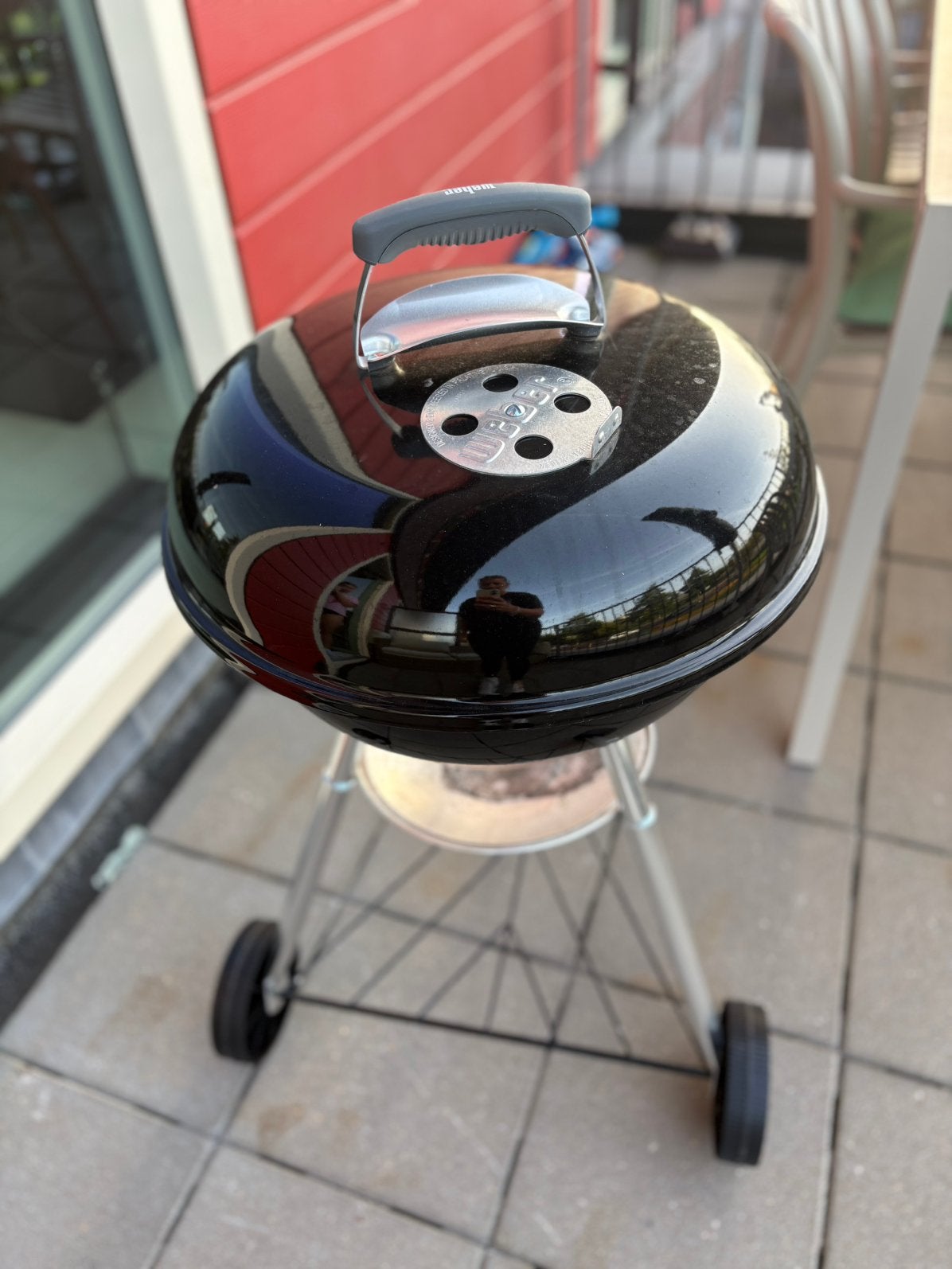 Te koop z.g.n Weber BBQ, Ophalen, Zo goed als nieuw