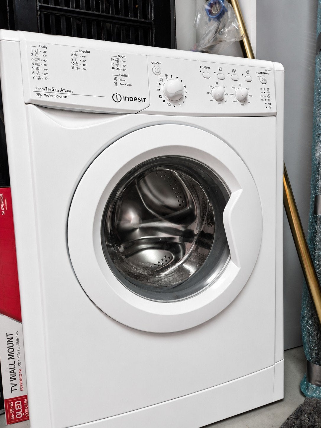 Indesit IWC51451 Wasmachine - 5kg, A+ Klasse, Witgoed en Apparatuur, 4 tot 6 kg, Energieklasse A of zuiniger, Ophalen of Verzenden