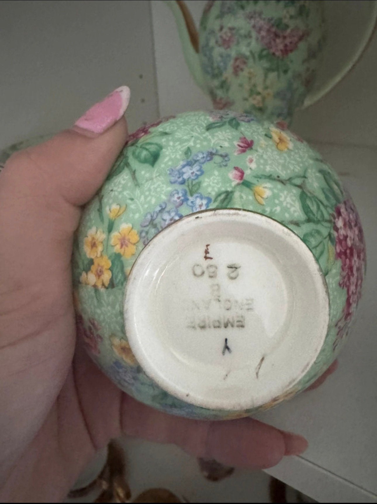 Zeldzaam Vintage Empire England Chintz Servies "Lilac Time", Antiek en Kunst, Ophalen
