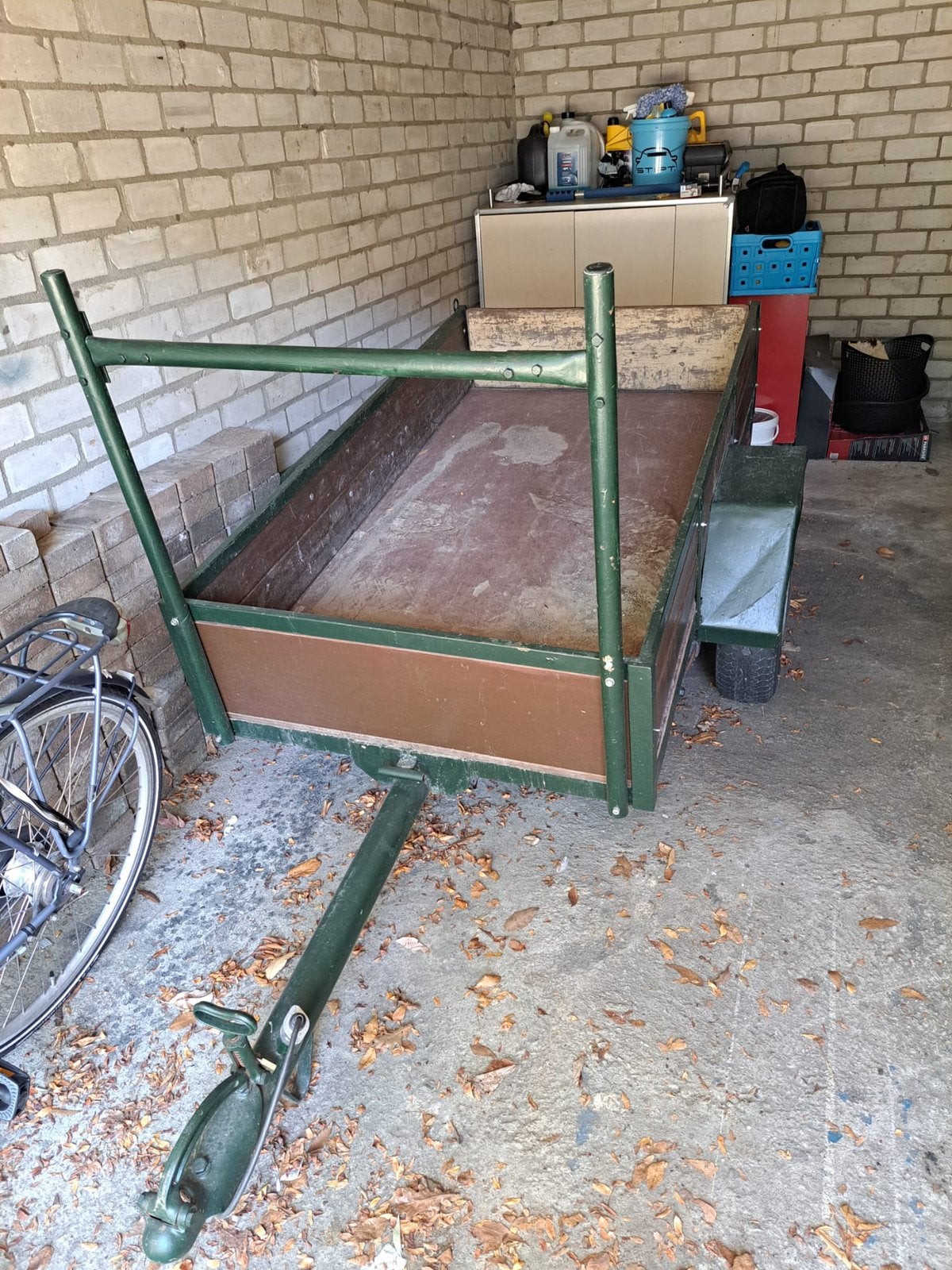 Simpele aanhanger te koop!, Ophalen, Gebruikt