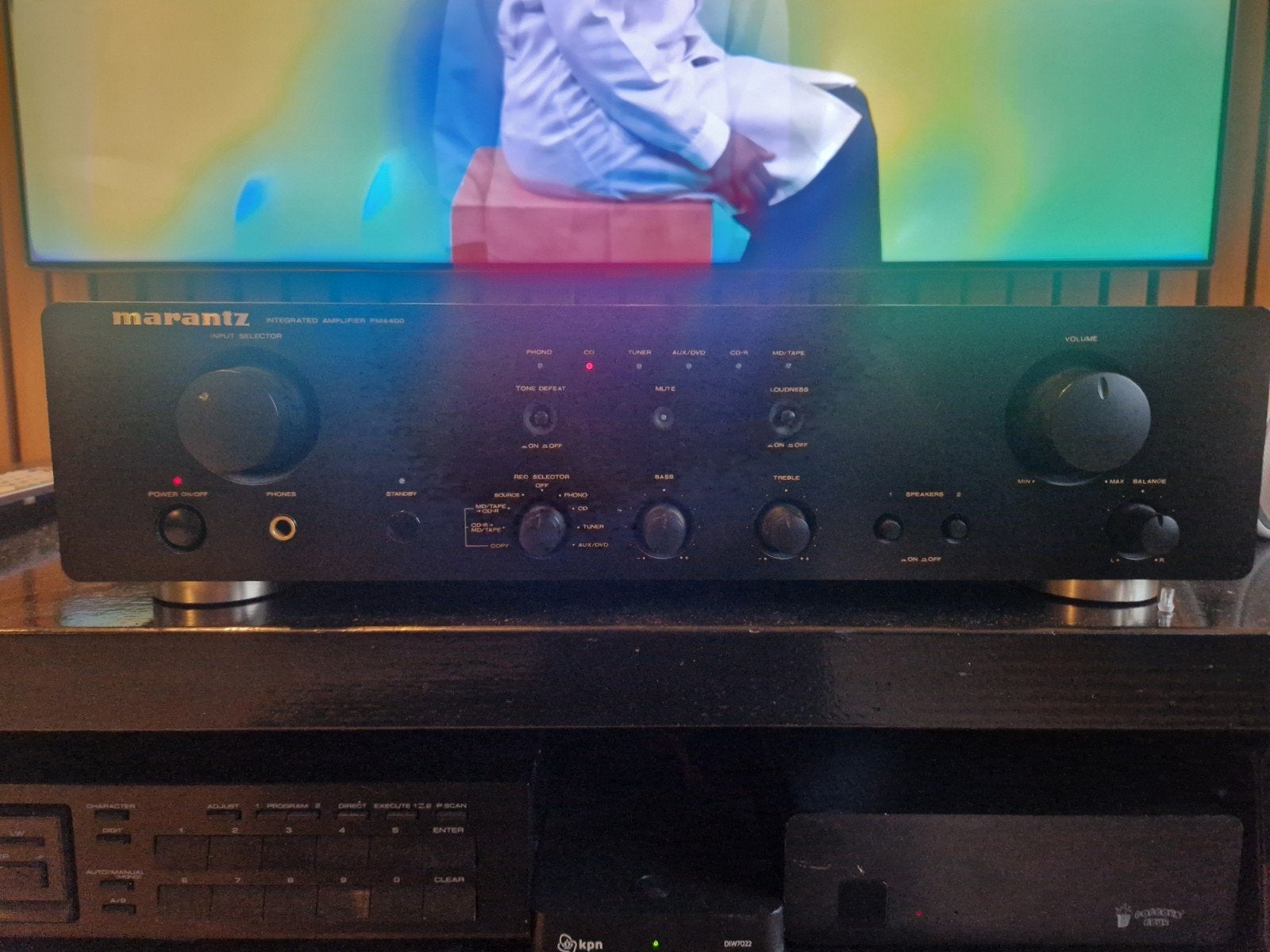 Marantz PM4400 stereo versterker, Zo goed als nieuw, 60 tot 120 watt, Stereo, Ophalen