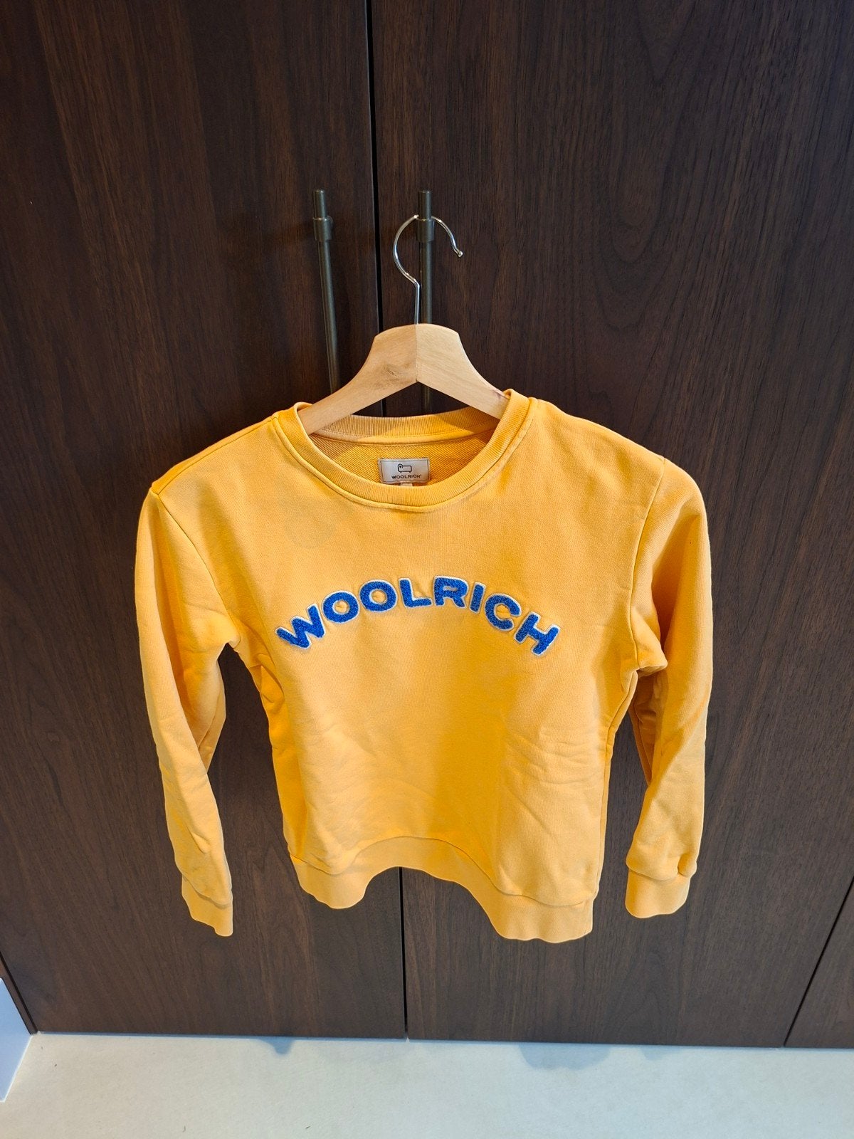Woolrich Trui Maat 10, Geel, Overige maten, Ophalen of Verzenden, Gedragen