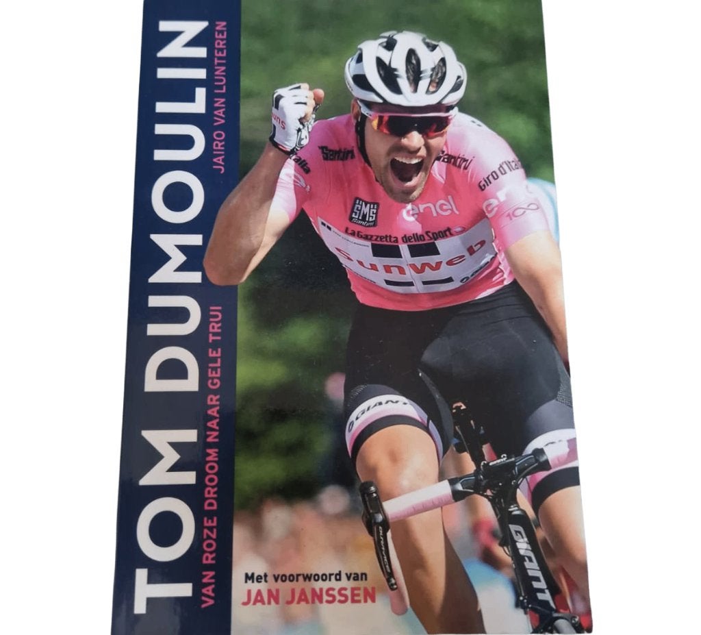 Wielrennen - Tom Dumoulin: Van Roze Droom naar Gele Trui, Ophalen of Verzenden, Zo goed als nieuw, Jairo van Lunteren, Lopen en Fietsen