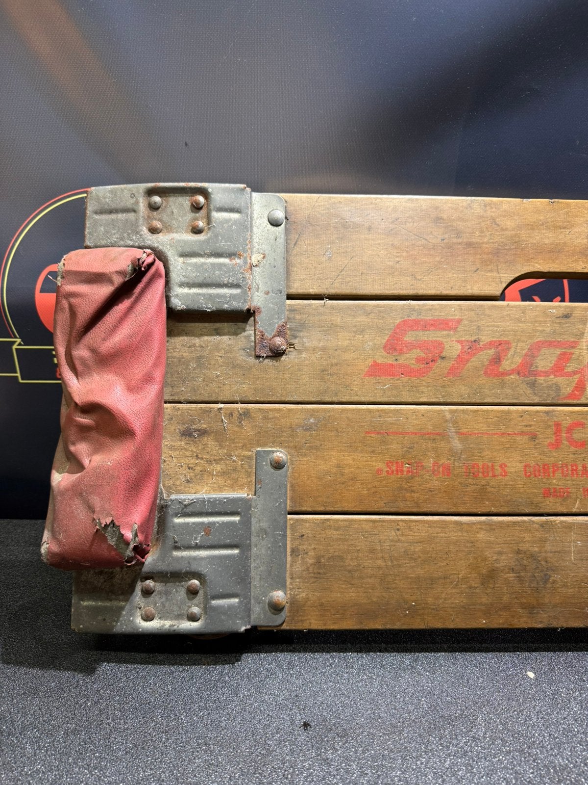 Snap on retro rolbed, Ophalen