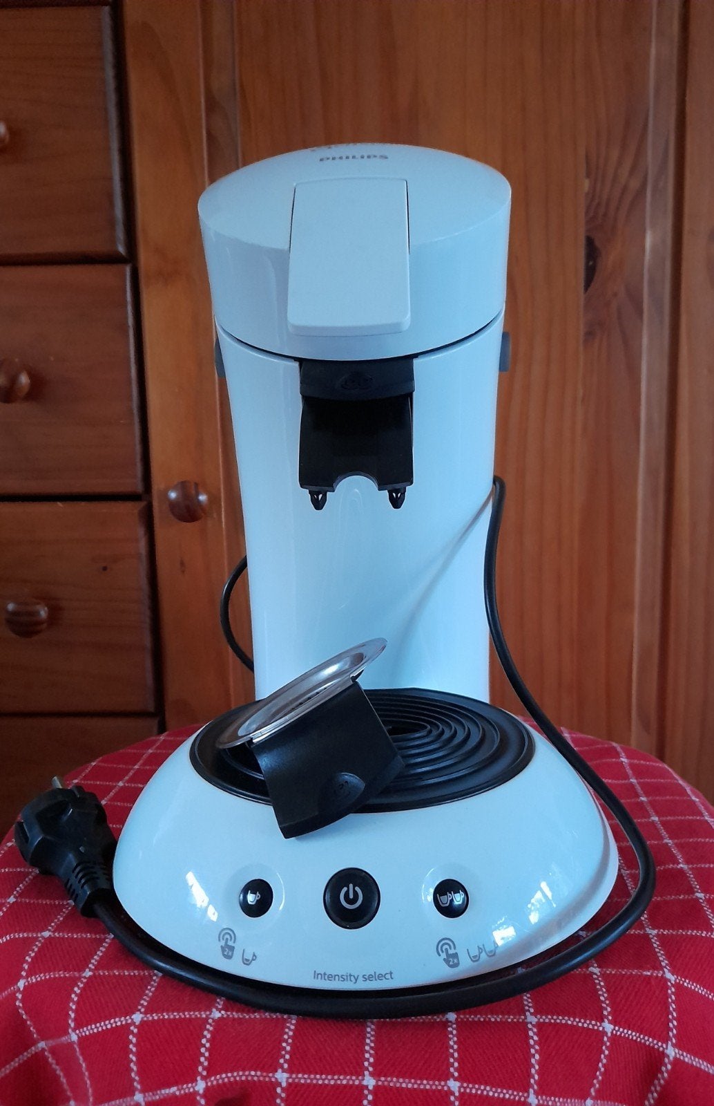 Witte Senseo, Witgoed en Apparatuur, Ophalen, Gebruikt, Koffiemachine, Koffiepads en cups
