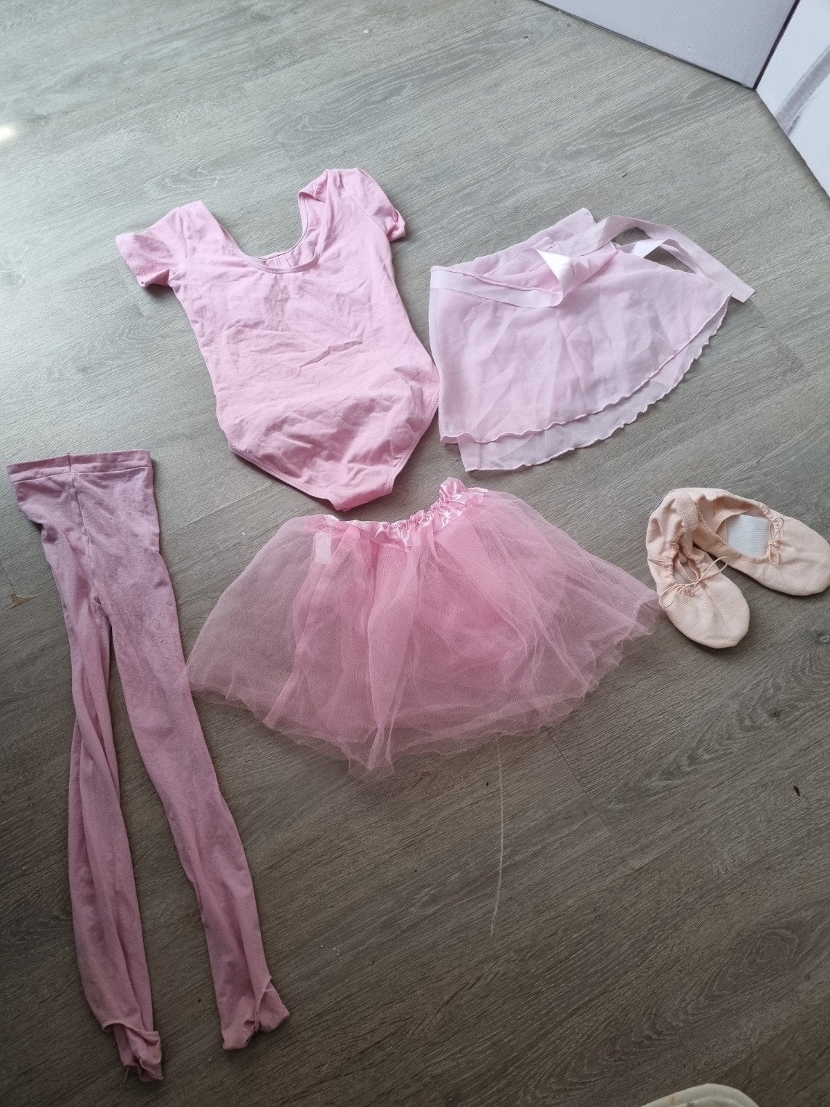 Ballet set roze maat 128 met schoenen maat 32/33, Ophalen of Verzenden