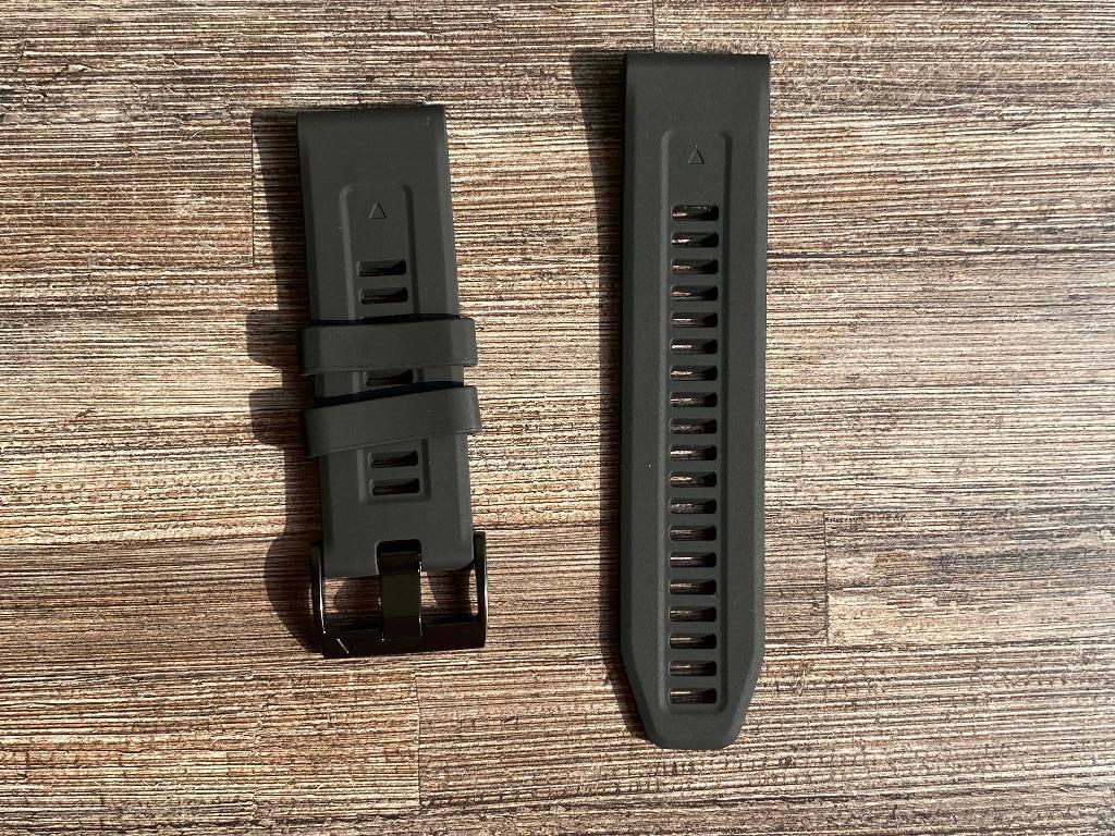 25023 Polsband Quickfit Garmin Fenix 26mm, nieuw, GARMIN, Zwart, Nieuw, Ophalen of Verzenden