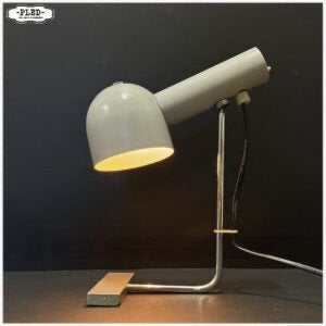 Josef Hurka lamp Tafellamp Bureaulamp Napako, Metaal, Overige merken, Gebruikt, Grijs