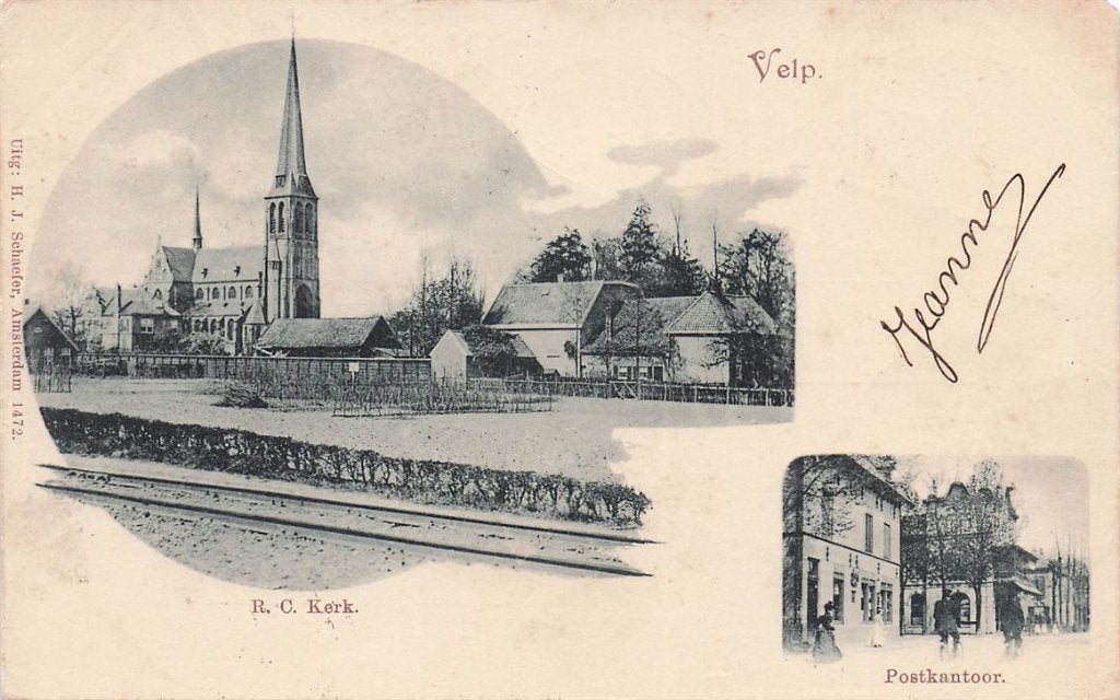 702-420-001 Velp, Verzenden, Voor 1920, Gelderland