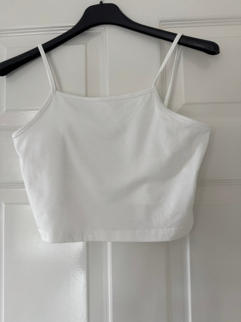Witte top maat 11-12 jaar (146-152), Kinderen en Baby's, Ophalen of Verzenden, Zo goed als nieuw, Meisje, Shirt of Longsleeve