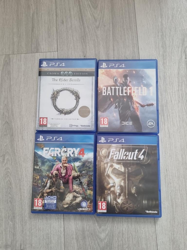 PS4 games in nette staat, playstation spelletjes, Spelcomputers en Games, Avontuur en Actie, Vanaf 18 jaar, 1 speler, Ophalen of Verzenden
