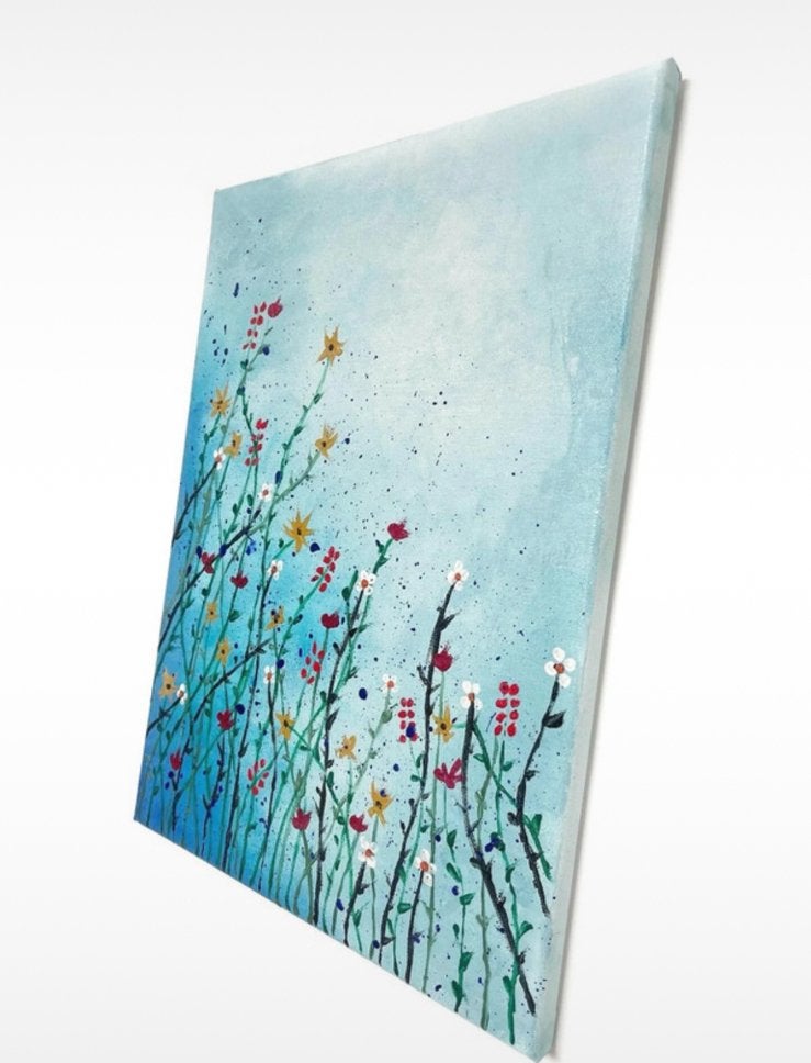 Abstract Schilderij | handgeschilderd | Acryl, Ophalen of Verzenden
