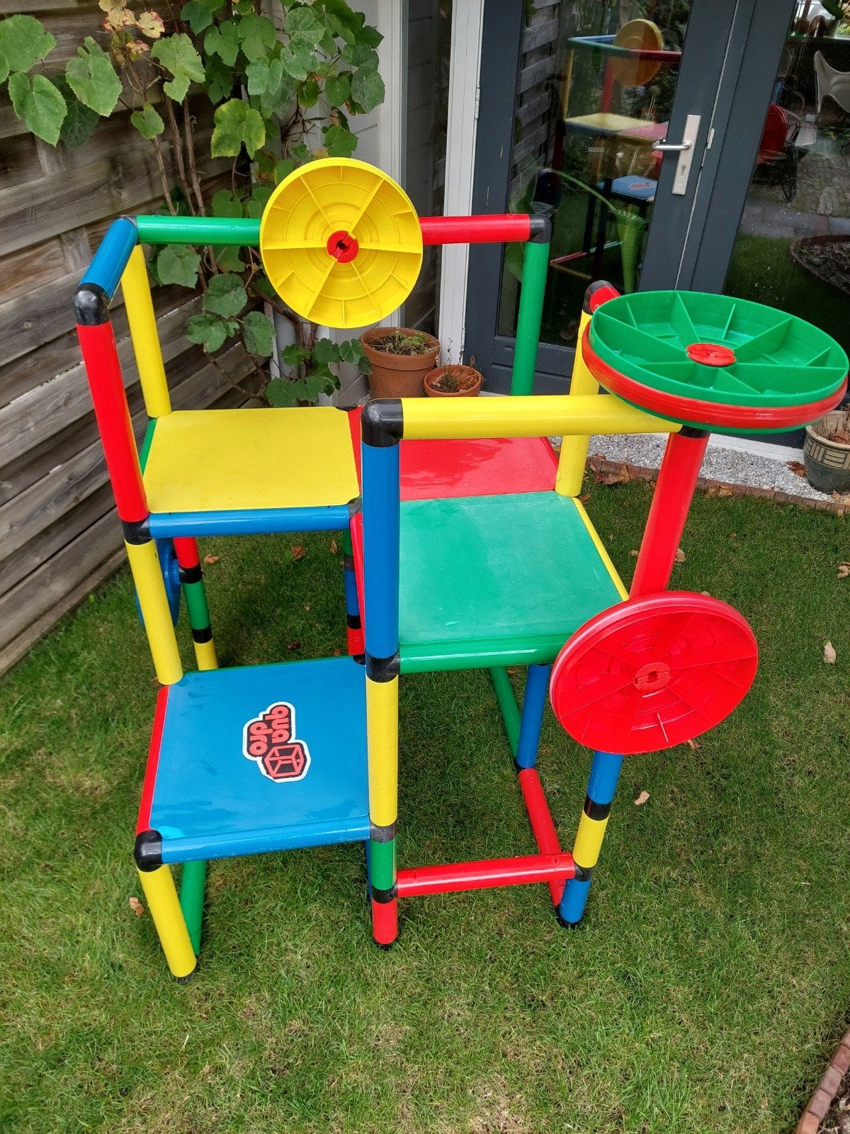 QUADRO Basic bouwset – compleet + originele doos, Ophalen of Verzenden, Gebruikt, Glijbaan, Aanbouwonderdeel