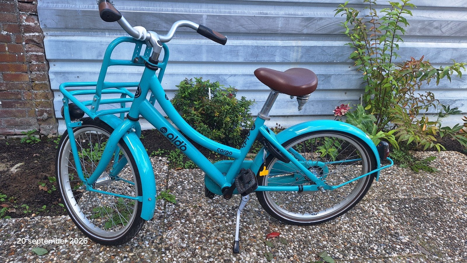 20 inch Alpina Cargo fiets - Turquoise, Fietsen en Brommers, Minder dan 47 cm, Ophalen, Gebruikt, Overige merken