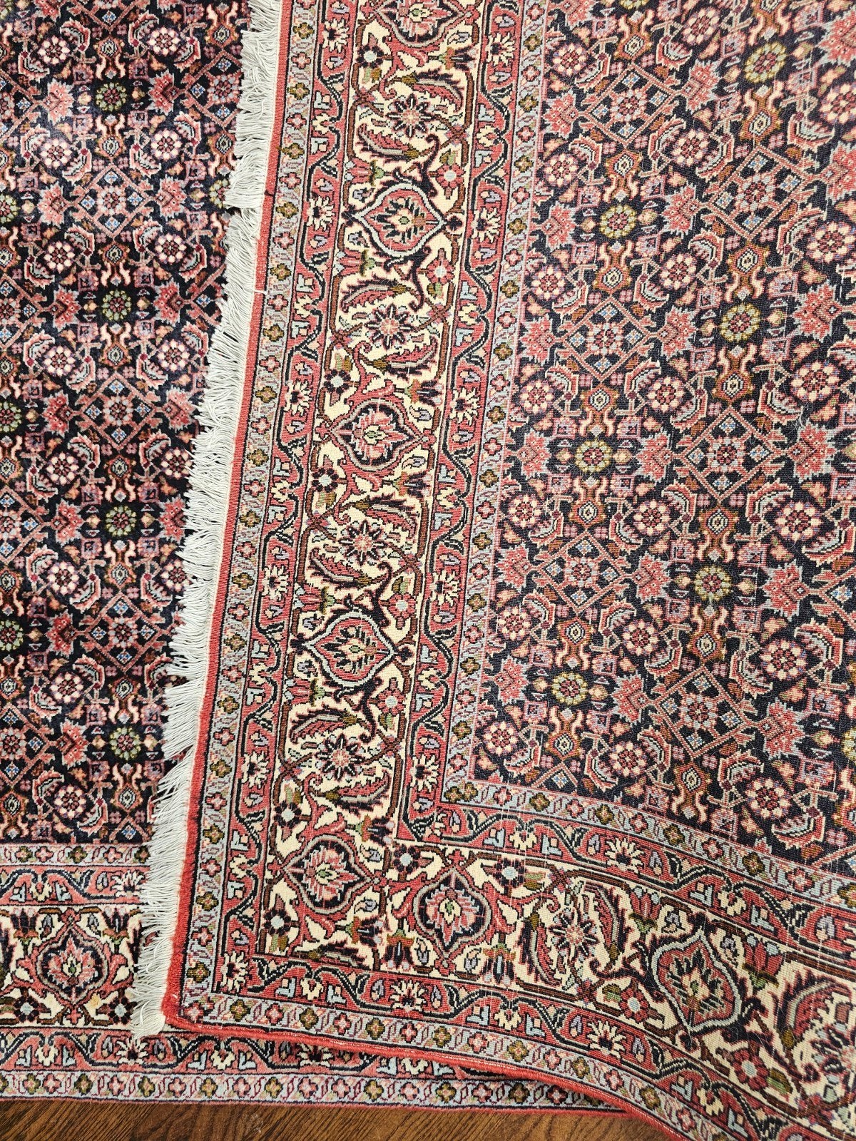 Klassiek Perzisch tapijt - Handgeknoopt, 150 tot 200 cm, Blauw, Ophalen of Verzenden, Zo goed als nieuw