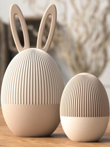 Paasei Set met Oortjes – Container & Decoratie 🐣🐰, Verzenden, Nieuw